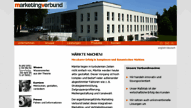 What Marketingverbund.de website looked like in 2016 (8 years ago)