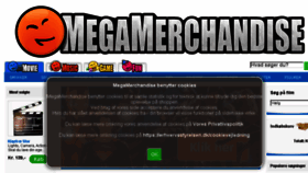 What Megamerchandise.dk website looked like in 2016 (8 years ago)