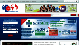 What Muzambinho.com.br website looked like in 2016 (8 years ago)