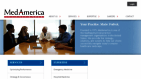 What Medamerica.com website looked like in 2016 (8 years ago)
