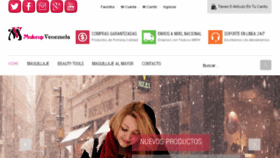 What Makeupvenezuela.com website looked like in 2016 (8 years ago)