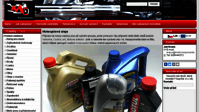 What Motocomponents.cz website looked like in 2016 (8 years ago)