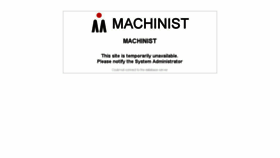 What Machinist.in website looked like in 2016 (8 years ago)