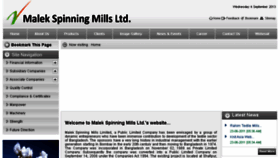 What Malekspinning.com website looked like in 2016 (8 years ago)
