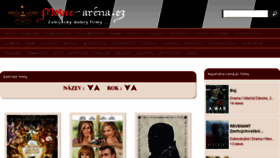 What Movie-arena.cz website looked like in 2016 (8 years ago)