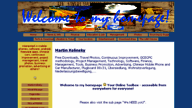 What Martin-kolinsky.com website looked like in 2016 (8 years ago)