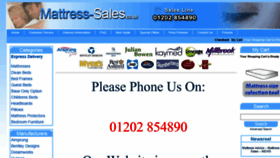 What Mattress-sales.co.uk website looked like in 2016 (8 years ago)