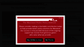What Mdpolicy.org website looked like in 2016 (8 years ago)