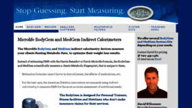 What Metabolicratetest.com website looked like in 2016 (8 years ago)