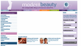 What Modern-beauty.eu website looked like in 2016 (8 years ago)