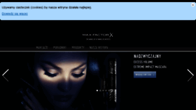 What Maxfactor.pl website looked like in 2016 (8 years ago)