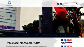 What Multistrada.co.id website looked like in 2016 (8 years ago)