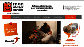 What Monatelierenville.com website looked like in 2016 (8 years ago)