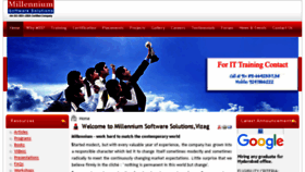 What Millenniumsoftsol.com website looked like in 2016 (8 years ago)