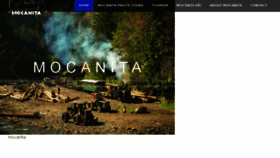 What Mocanita.com website looked like in 2016 (8 years ago)
