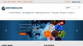 What Metabolon.com website looked like in 2016 (8 years ago)