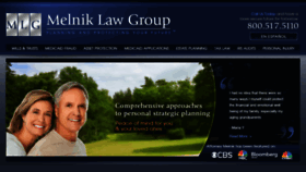 What Melniklawgroup.com website looked like in 2016 (8 years ago)