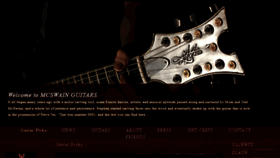What Mcswainguitars.com website looked like in 2016 (8 years ago)