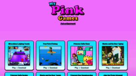 What Mypinkgames.com website looked like in 2016 (8 years ago)