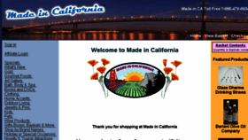 What Madeincalifornia.net website looked like in 2016 (8 years ago)