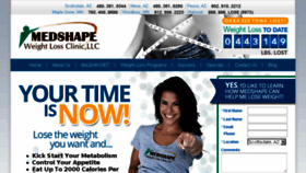 What Medshapeweightloss.com website looked like in 2016 (8 years ago)