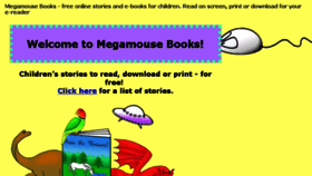 What Megamousebooks.com website looked like in 2016 (8 years ago)