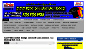 What Mohcetakbaju.com website looked like in 2016 (8 years ago)
