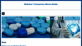 What Metazambia.org website looked like in 2016 (8 years ago)