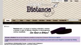 What Members.lovingfromadistance.com website looked like in 2016 (8 years ago)
