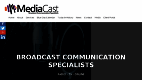 What Mediacast.com.au website looked like in 2016 (8 years ago)