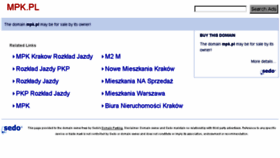 What Mpk.pl website looked like in 2016 (9 years ago)