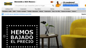 What Menorca.ikea.es website looked like in 2016 (8 years ago)