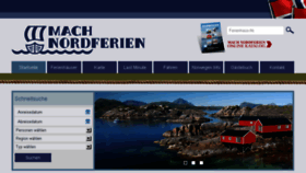 What Mach-nordferien.de website looked like in 2016 (8 years ago)