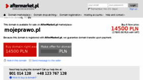 What Mojeprawo.pl website looked like in 2016 (8 years ago)