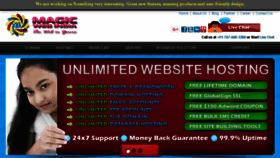 What Magicwebindia.com website looked like in 2016 (8 years ago)