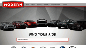 What Modernautomotive.com website looked like in 2016 (8 years ago)