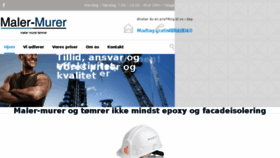 What Maler-murer.dk website looked like in 2016 (9 years ago)