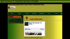 What Meetthefarmer.tv website looked like in 2016 (8 years ago)