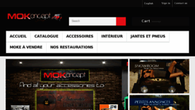 What Mokoncept.com website looked like in 2016 (8 years ago)