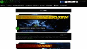 What Mmoitalia.com website looked like in 2016 (8 years ago)