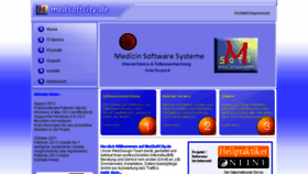 What Medsoftcity.de website looked like in 2016 (8 years ago)