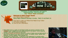 What Mainemaplesyrup.com website looked like in 2016 (8 years ago)