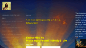 What Messagesfromtheholybible.org website looked like in 2016 (8 years ago)