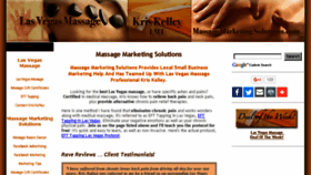 What Massage-marketing-solutions.com website looked like in 2016 (8 years ago)