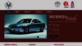 What Mukhijatravels.net website looked like in 2016 (8 years ago)