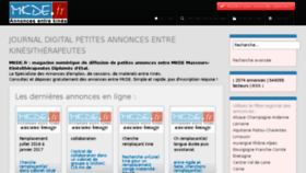What Mkde.fr website looked like in 2016 (8 years ago)