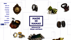 What Made-in-hanau.de website looked like in 2016 (8 years ago)