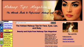 What Makeup-tips-magazine.com website looked like in 2016 (8 years ago)