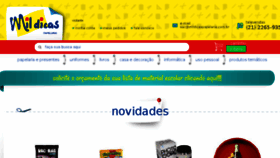 What Mildicaspapelaria.com.br website looked like in 2016 (8 years ago)