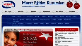 What Murategitim.com.tr website looked like in 2016 (8 years ago)